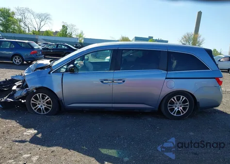 2012 Honda Odyssey Ex-L из США, поврежденный, VIN 5FNRL5H69CB061843